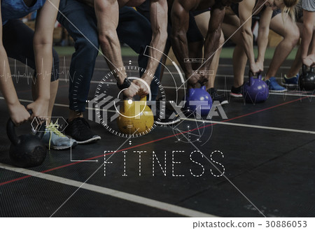 Fitness Healthy Training Exercise Heartbeat Pulse Trace Fitness Healthy Training Exercise Heartbeat Pulse Trace 30886053