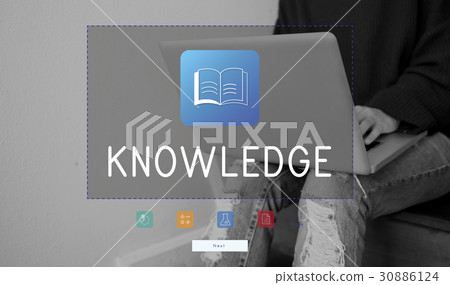 Woman sitting using laptop website layout 30886124