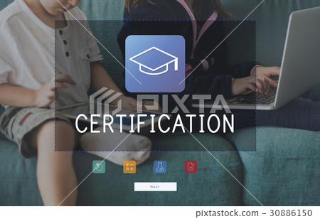 Group of students study literacy academics education mortar board graphic 30886150