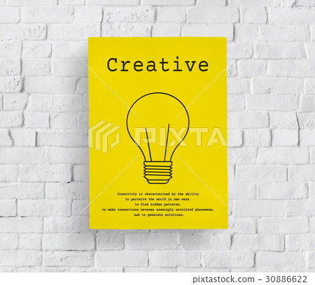 Bulb Sign Idea Symbol Word 30886622