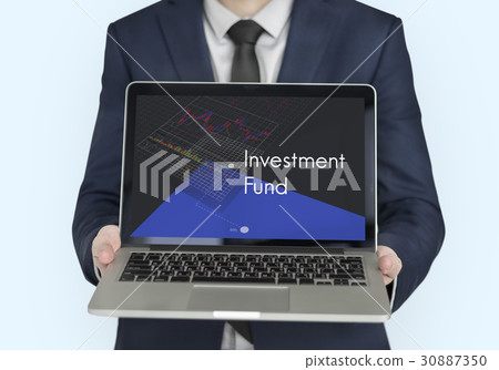 Stock Exchange Market Forex Trade Investment Fund Graph 30887350
