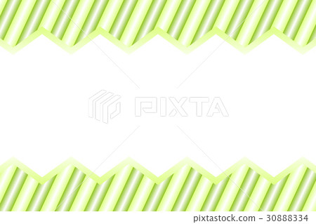Background material, photo frame, photo frame, jagged, zigzag, cute, striped, shimashita, striped, nameplate 30888334