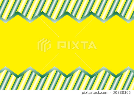 Background material, photo frame, photo frame, jagged, zigzag, cute, striped, shimashita, striped, nameplate 30888365