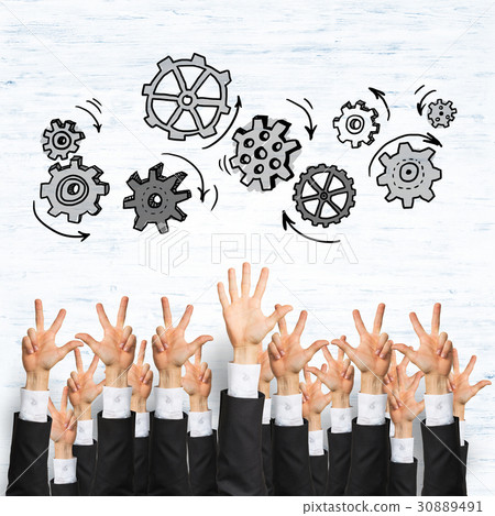 Business and teamwork concept 30889491