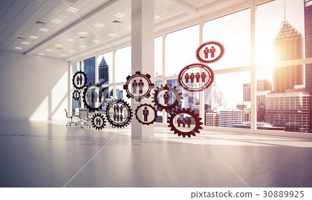 Networking and wireless connection as concept for effective modern business Networking and wireless connection as concept for effective modern business 30889925