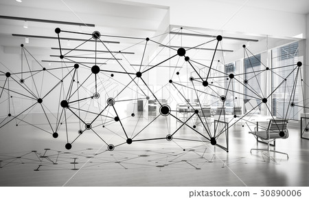 Networking and wireless connection as concept for effective modern business 30890006