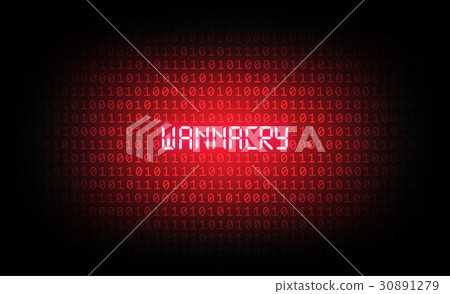 The wannacry virus on binary code and ransomware 30891279