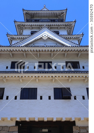 Imabari城堡從東南方向俯視城堡 Imabari城堡從東南方向俯視城堡 30892470