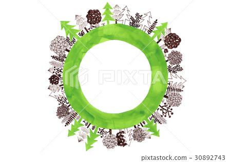Earth full of cute plants 30892743