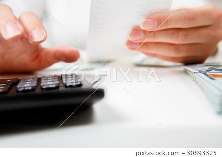 savings, finances, economy and home concept - savings, finances, economy and home concept - 30893325