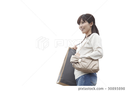 購物形象的婦女 購物形象的婦女 30893898