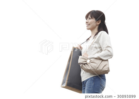購物形象的婦女 購物形象的婦女 30893899