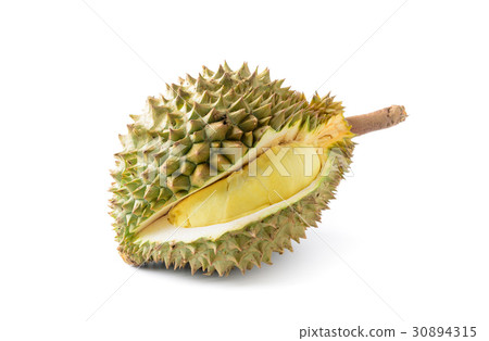 durian isolated on white background 30894315