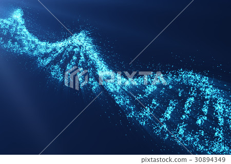 Rotating DNA, Genetic engineering scientific 30894349