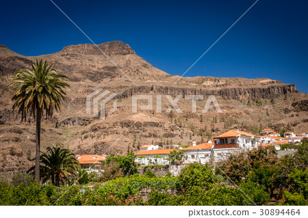 Picturesque Fataga town in Gran Canaria 30894464