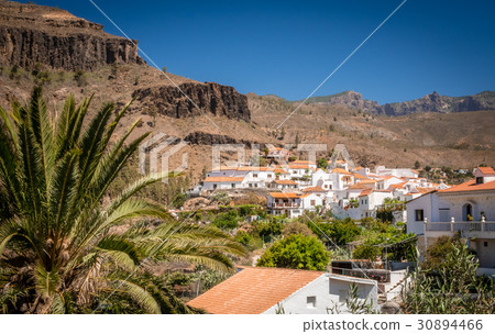 Picturesque Fataga town in Gran Canaria Picturesque Fataga town in Gran Canaria 30894466