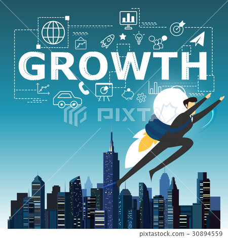 Businessman superhero flying fast for business Businessman superhero flying fast for business 30894559