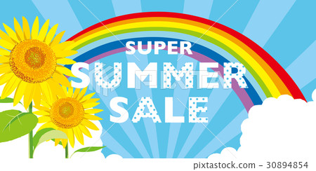 向日葵夏季大減價海報 30894854