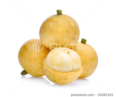 burmese grape,tropical fruit isolated on white  30895265