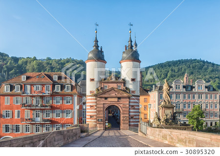 Old Bridge Gate in Heidelberg, Germany Old Bridge Gate in Heidelberg, Germany 30895320