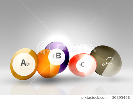 Vector circle infographics 30895468