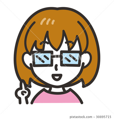 Explained by girls expressive glasses 30895715