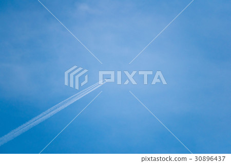 Aozora飛機覆蓋雲彩飛機雲彩 30896437