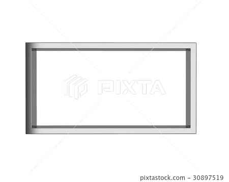 picture frame isolated on white, 3d renderi picture frame isolated on white, 3d renderi 30897519