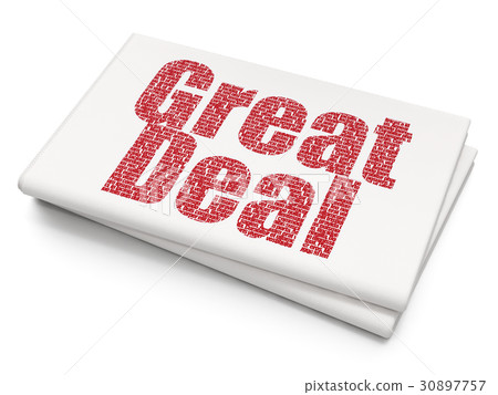 Business concept: Great Deal on Blank Newspaper 30897757