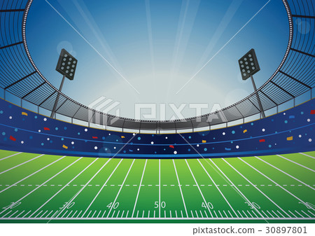 American Football Stadium Arena 30897801