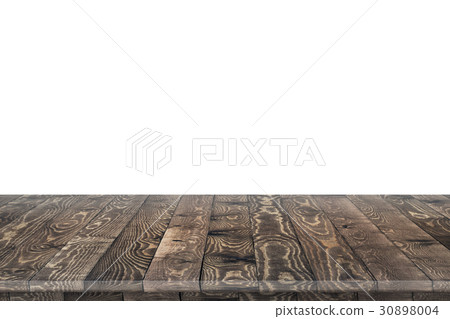 Empty wooden table for product placement Empty wooden table for product placement 30898004