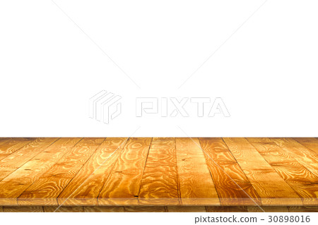 Empty wooden table for product placement 30898016