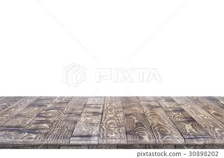 Empty wooden table for product placement Empty wooden table for product placement 30898202
