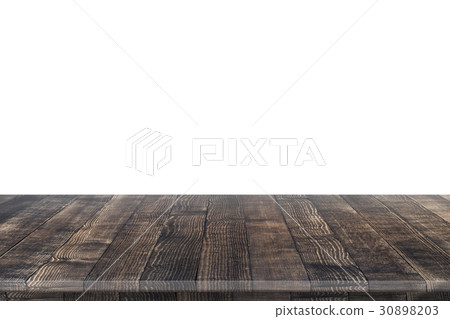 Empty wooden table for product placement 30898203