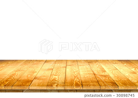 Empty wooden table for product placement 30898745