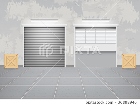 Shutter door vector Shutter door vector 30898946