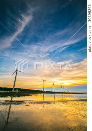 台灣台中高美濕地Asia Taiwan Taichung Coast 30899266