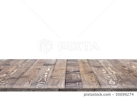 Empty wooden table for product placement Empty wooden table for product placement 30899274