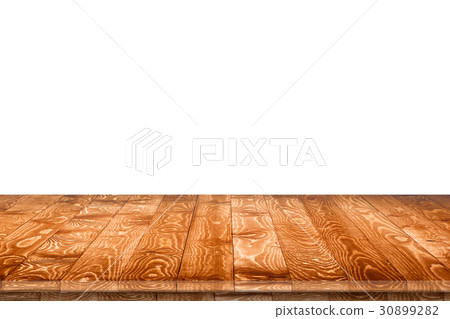 Empty wooden table for product placement 30899282