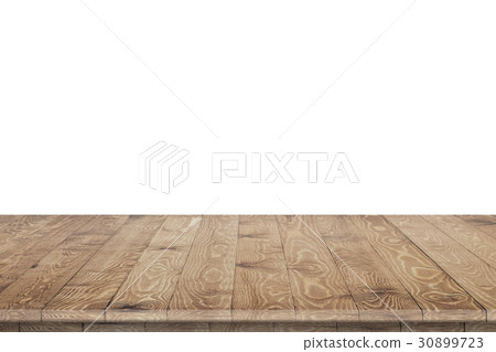 Empty wooden table for product placement 30899723