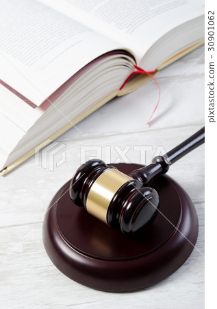 Law gavel and book composition. Law gavel and book composition. 30901062