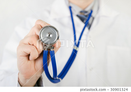 Doctor holding a stethoscope 30901324