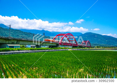 台灣花蓮縣玉里鎮風光Asia Taiwan Hualien field 台灣花蓮縣玉里鎮風光Asia Taiwan Hualien field 30902500