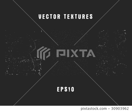 Grunge vector texture set. Retro textures 30903962