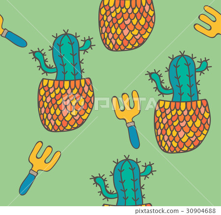 Cactus seamless pattern Cactus seamless pattern 30904688