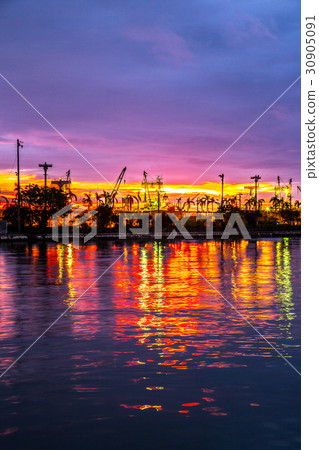 台灣高雄市高雄港景觀Asia Taiwan Kaohsiung Port 30905091