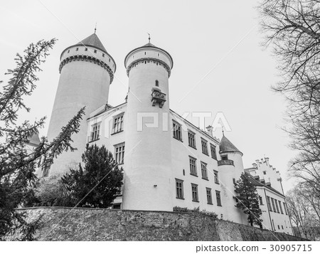 Konopiste Castle with beautiful garde. Historical 30905715