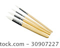 Paint brush isolated  on white back ground 30907227