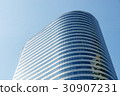 Close up on down town business building 30907231