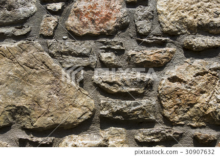 Photo of an old brick wall close up shot Photo of an old brick wall close up shot 30907632
